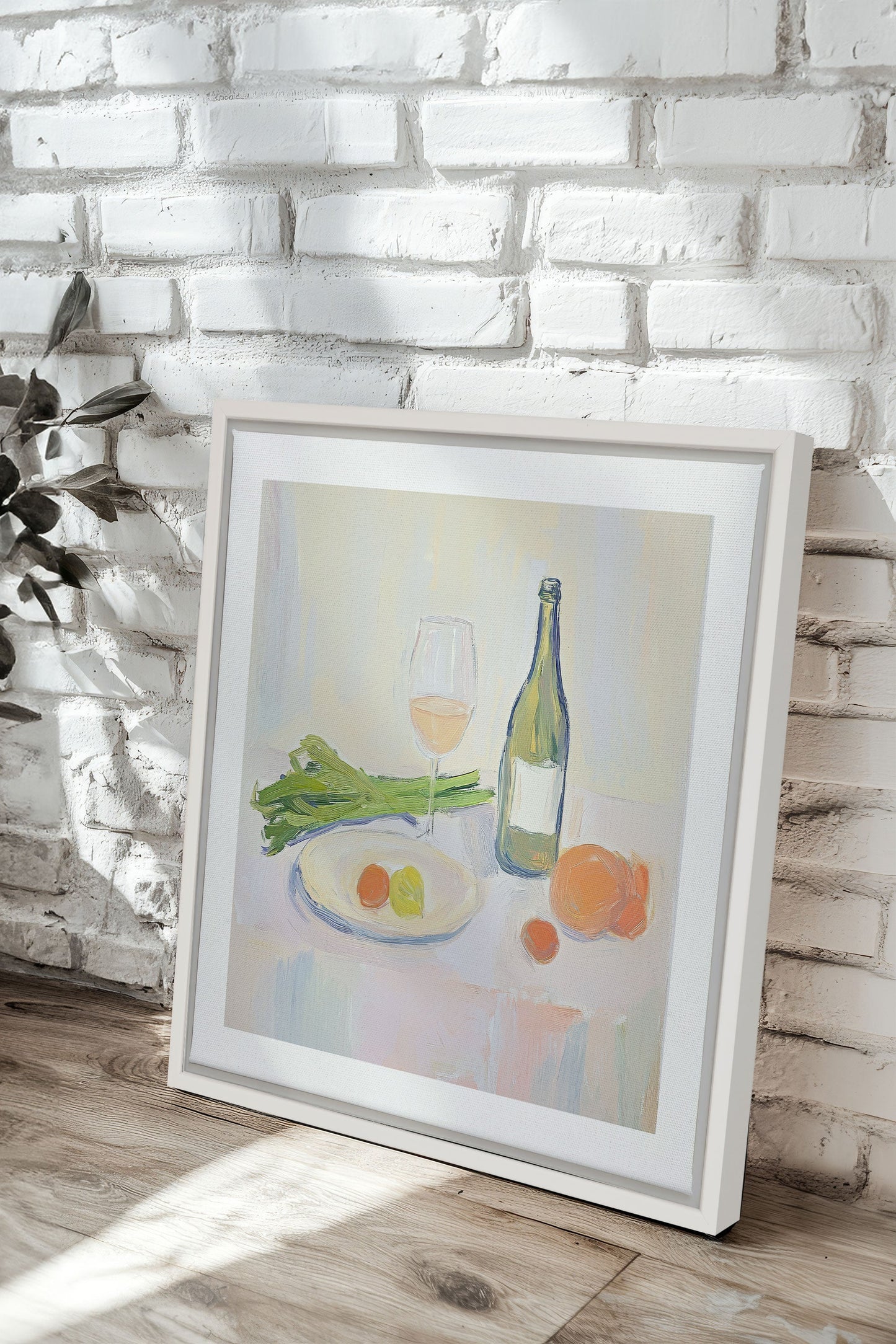 PALETTE GOURMANDE, Kunstwerk auf gespannter Leinwand