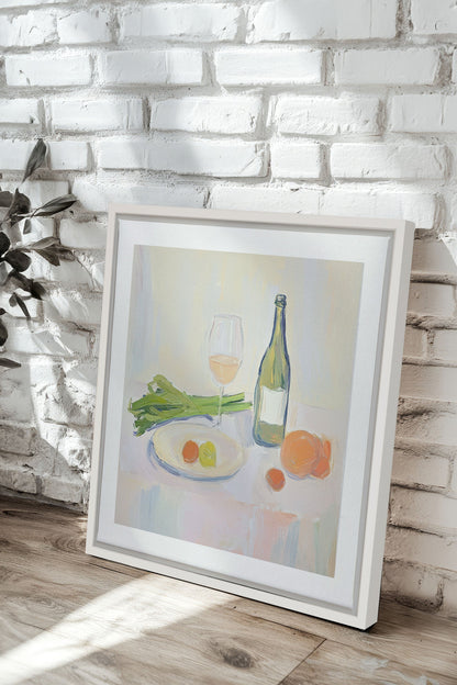 PALETTE GOURMANDE, Kunstwerk auf gespannter Leinwand