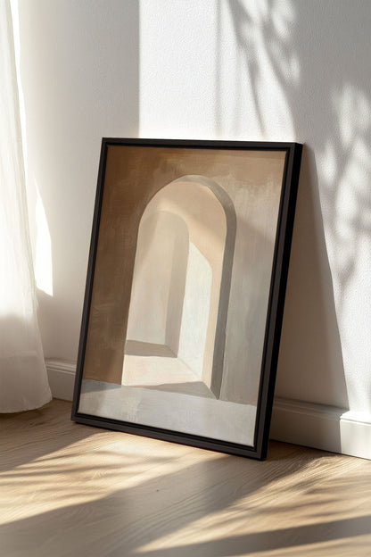 GOLDEN ARCH, Leinwand auf Keilrahmen