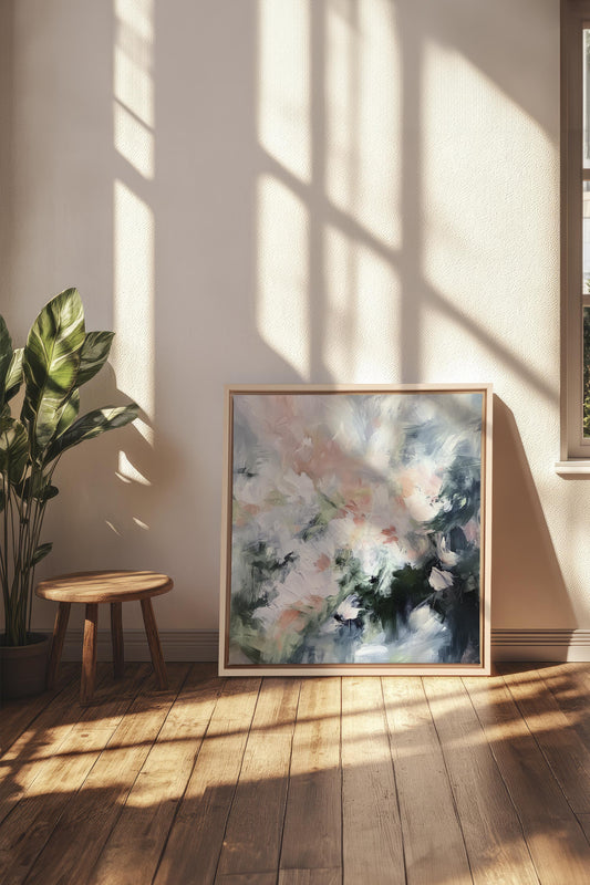 ROSE HARMONIE, Werk auf gespannter Leinwand