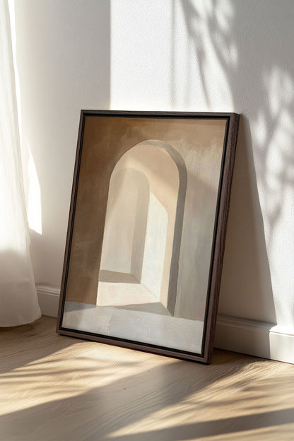 GOLDEN ARCH, Leinwand auf Keilrahmen