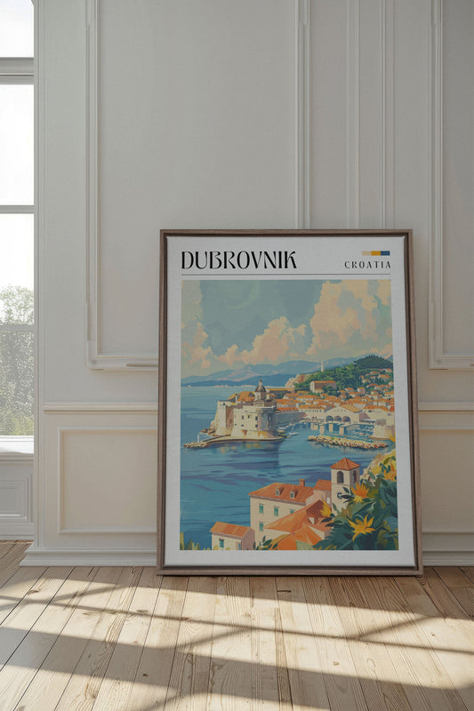 Dubrovnik, Mischtechnik auf Leinwand