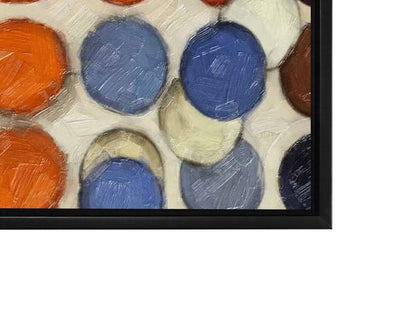 Palette of colors- Modern and abstract art- Large Canvas Wall Decor-RGB varnish