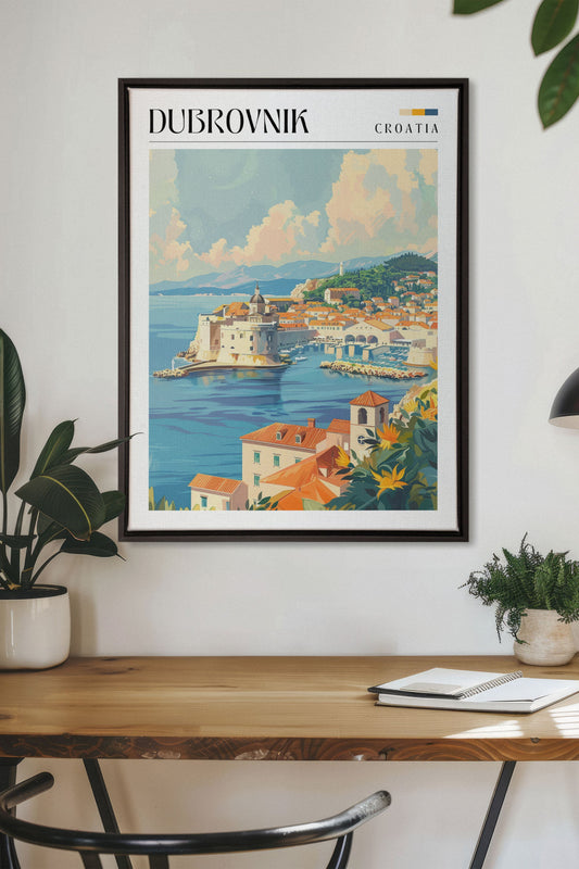 Dubrovnik, Mischtechnik auf Leinwand