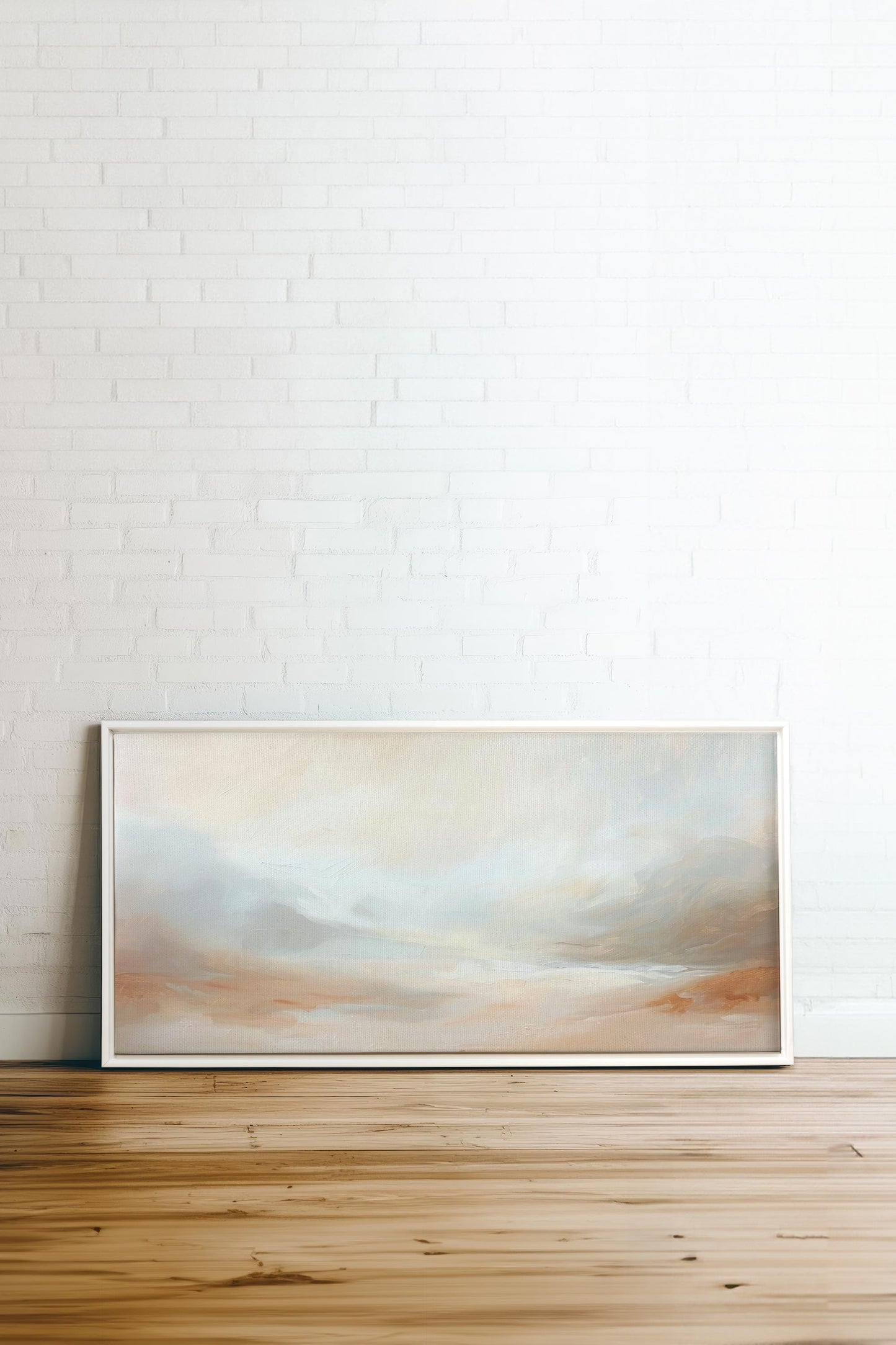 VERTRÄUMTER DUNST, Kunstwerk auf gespannter Leinwand