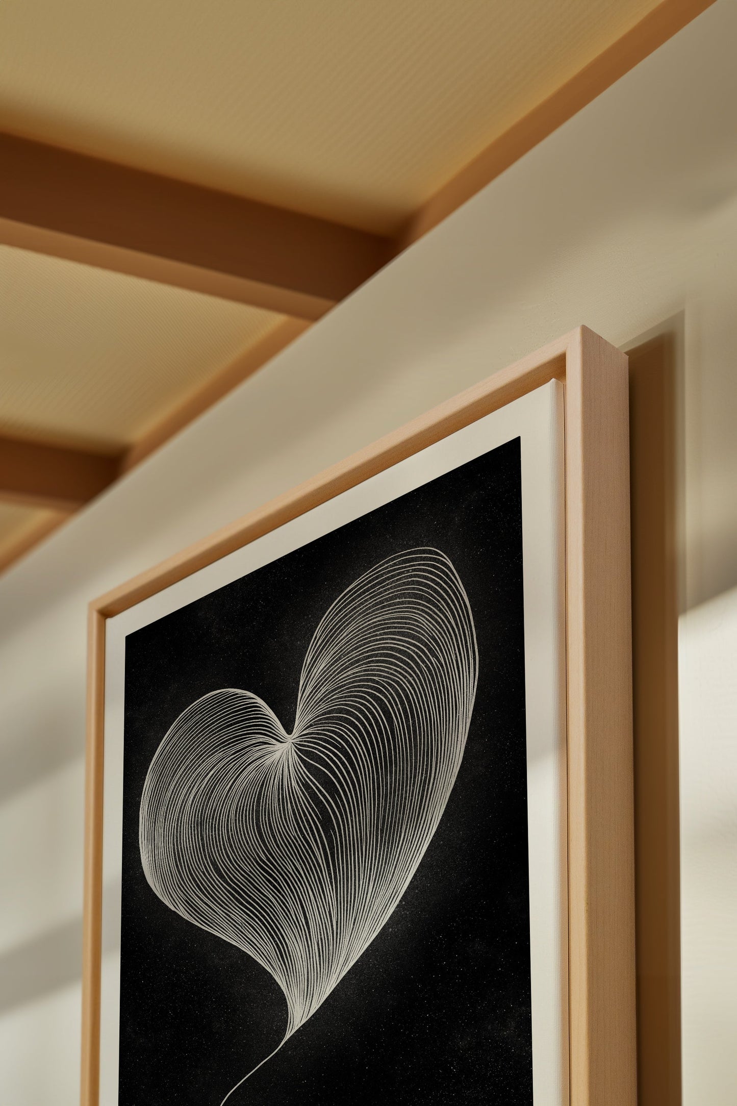 SILENT PULSE, Werk auf gespannter Leinwand