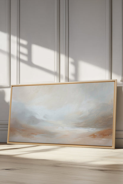 VERTRÄUMTER DUNST, Kunstwerk auf gespannter Leinwand