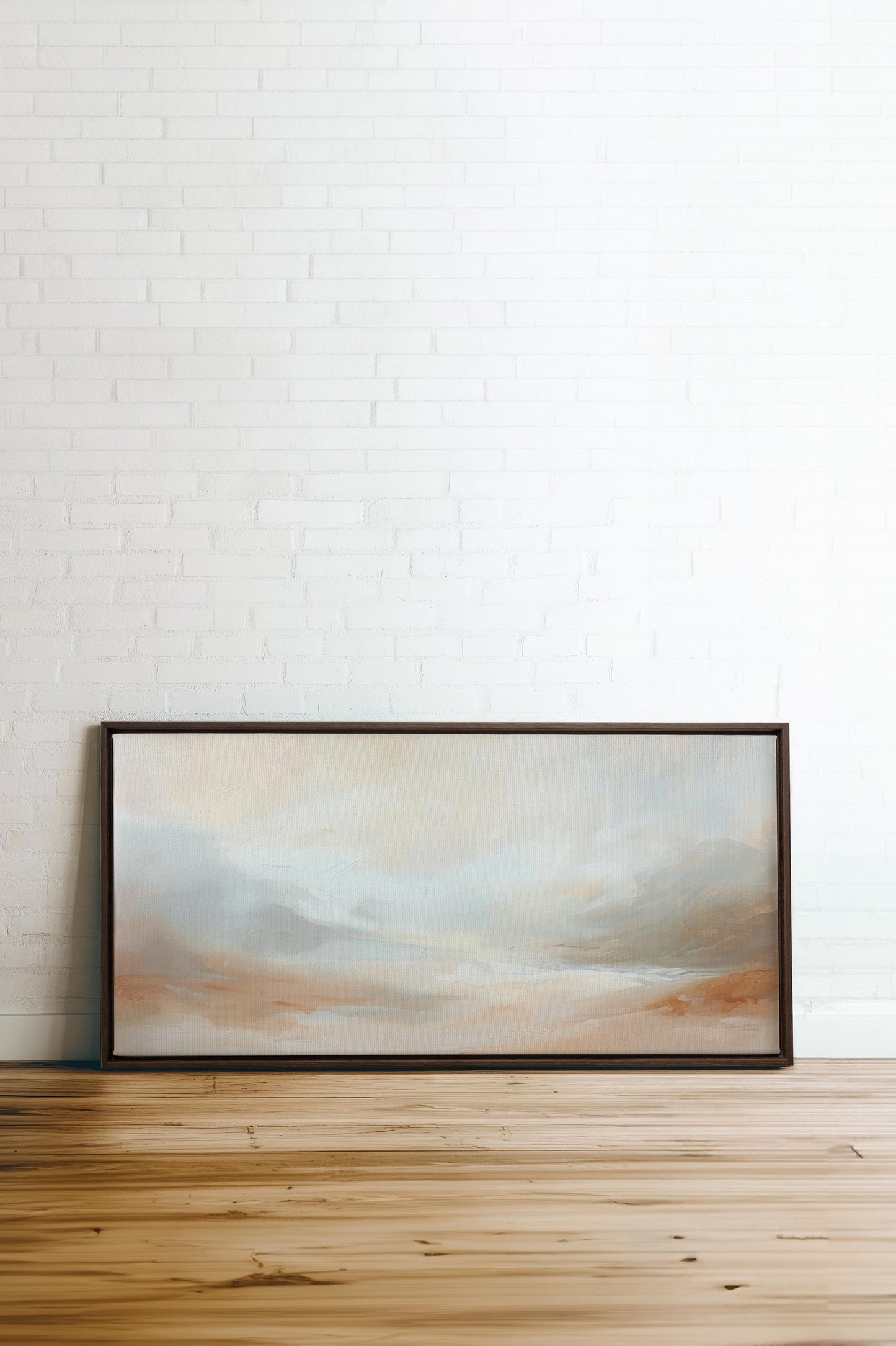VERTRÄUMTER DUNST, Kunstwerk auf gespannter Leinwand