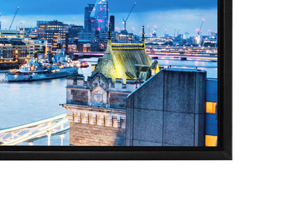 Wandbild-London Skyline auf Leinwand-Gedrucktes Kunstwerk