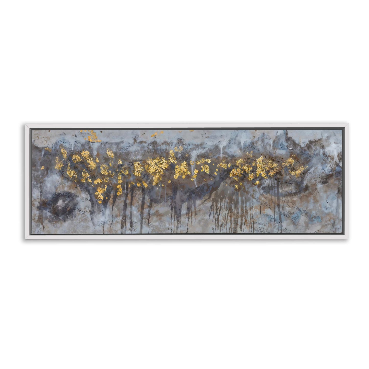 Wandbild - Abstrakte Bäume Leinwand - Kunstwerk