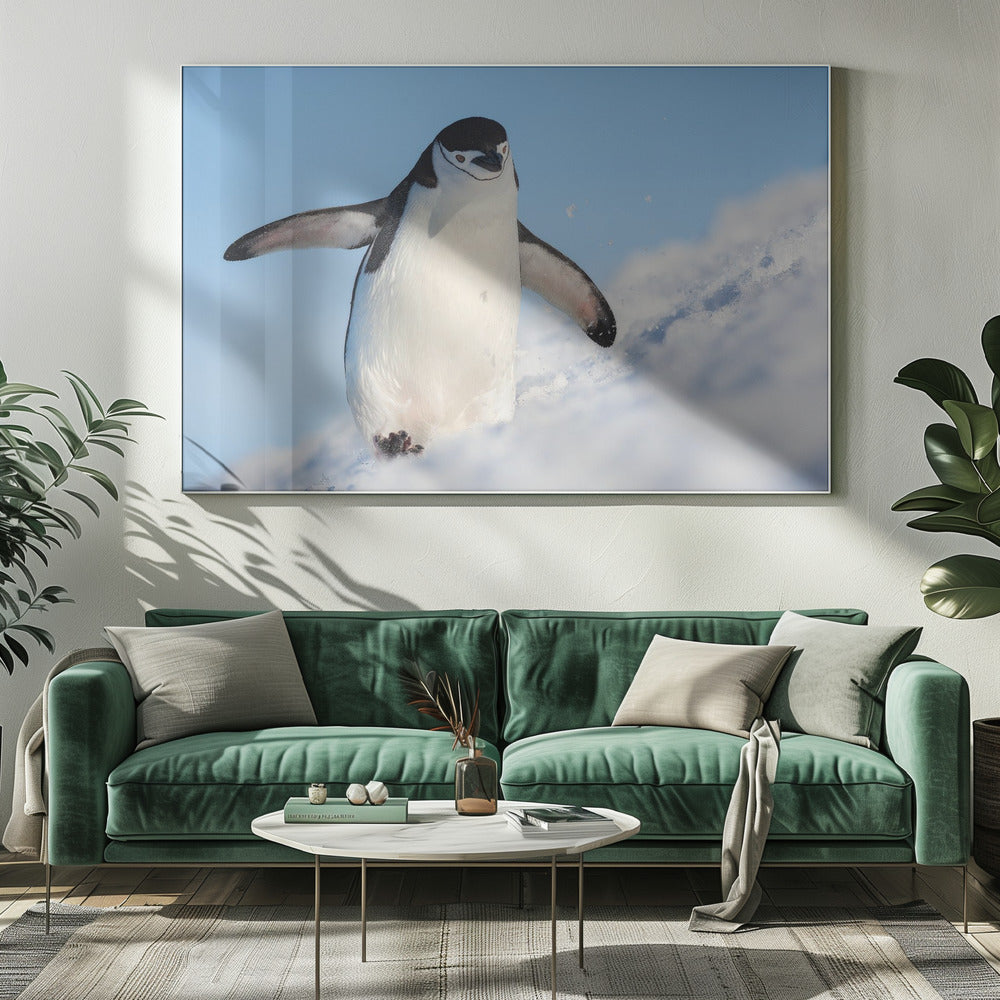 Wandbild „Running up that hill“