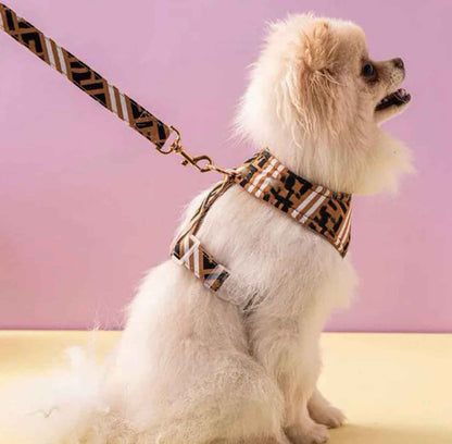Furendi Dog Harness and Leash Set | Dog Walking Outfit