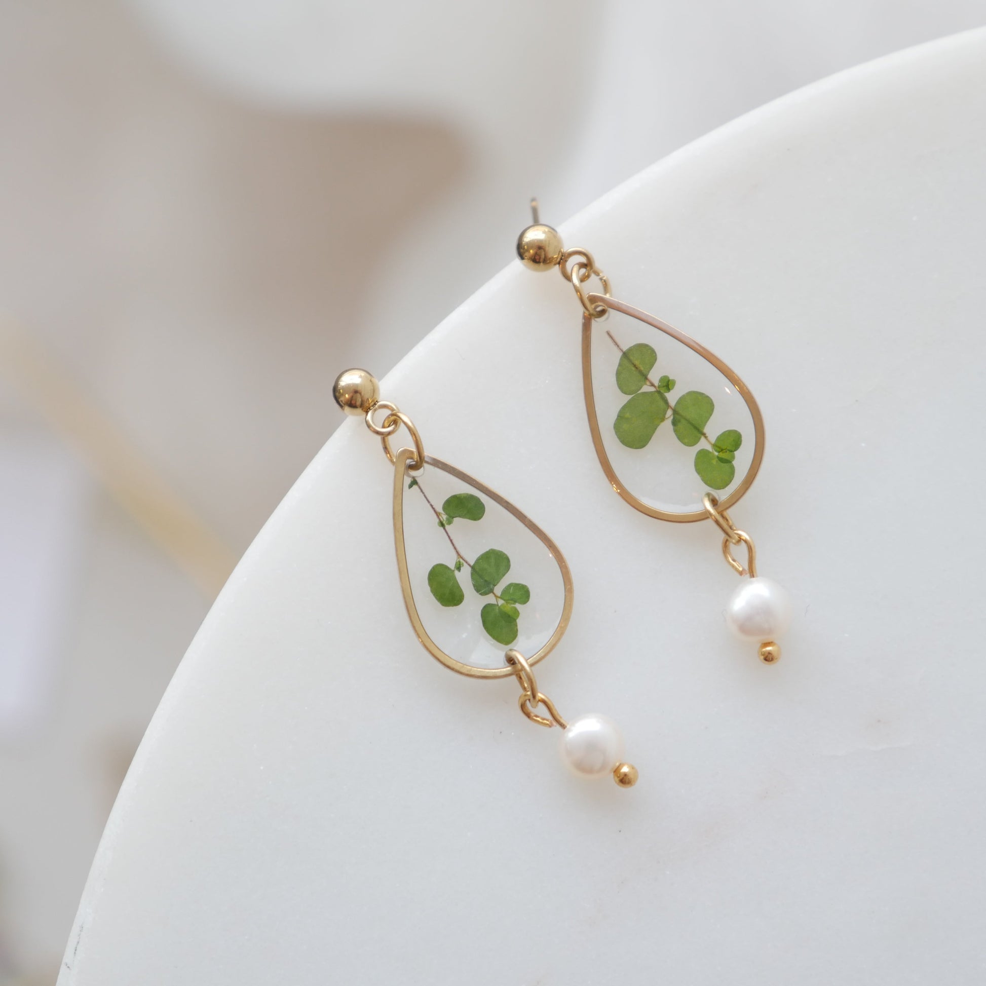 Boucles d’oreilles Chloé - goutte (moyen)