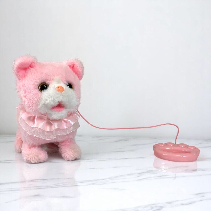 Small Interactive Electric Walking Pet Plush Toy