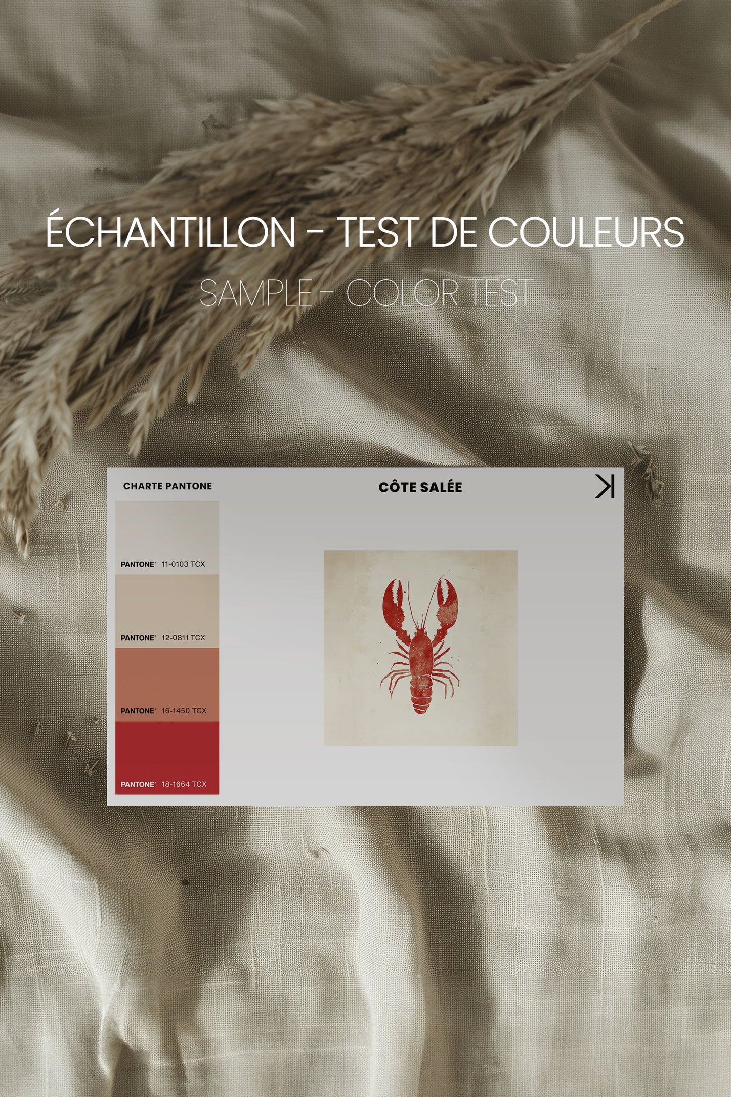 GESALZENE KÜSTE, Leinwand auf Keilrahmen