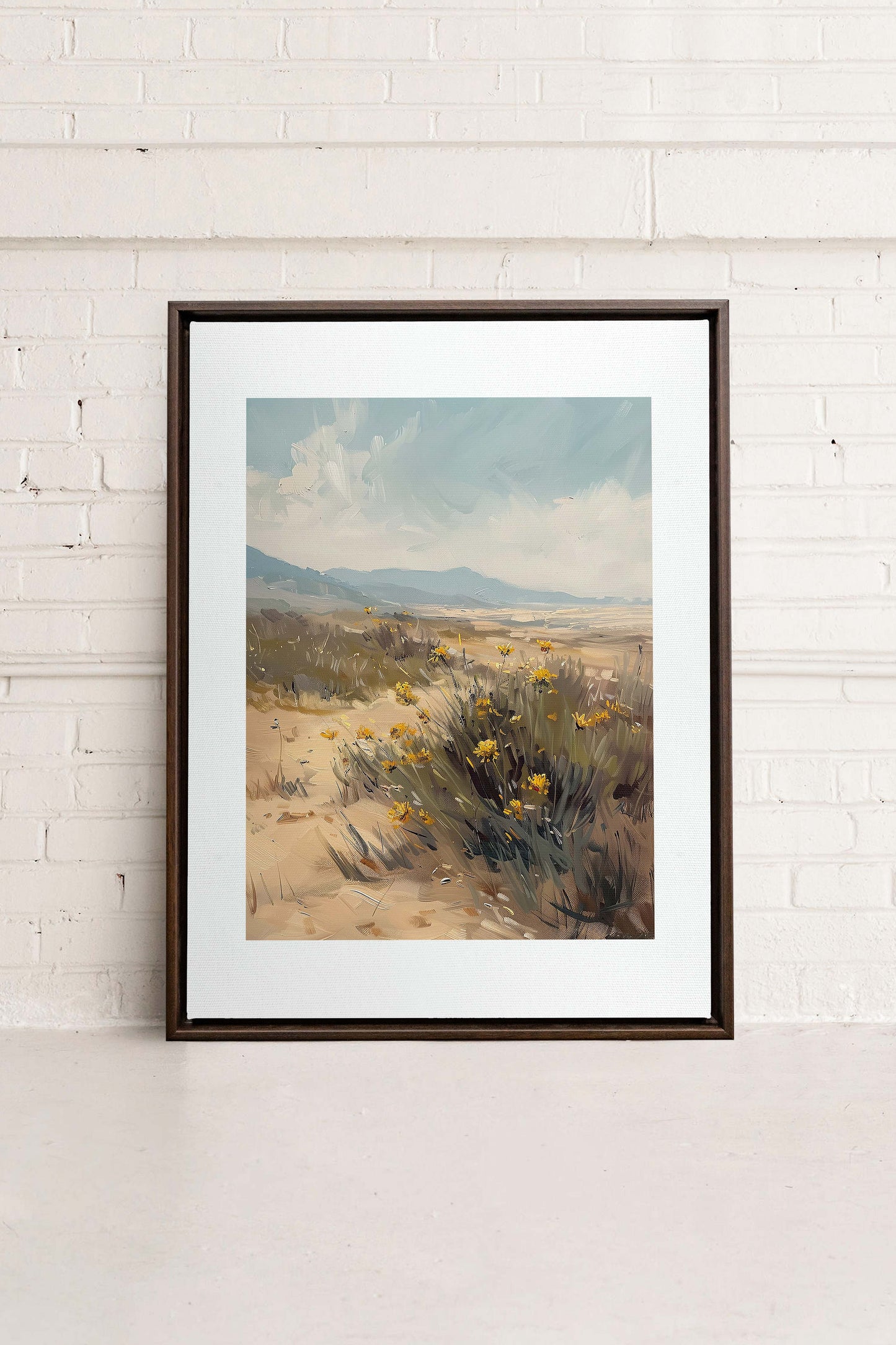 GOLDEN PATHWAY, Oeuvre sur toile étirée