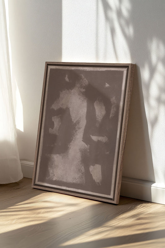 WANDSCHATTEN, Kunstwerk auf gespannter Leinwand