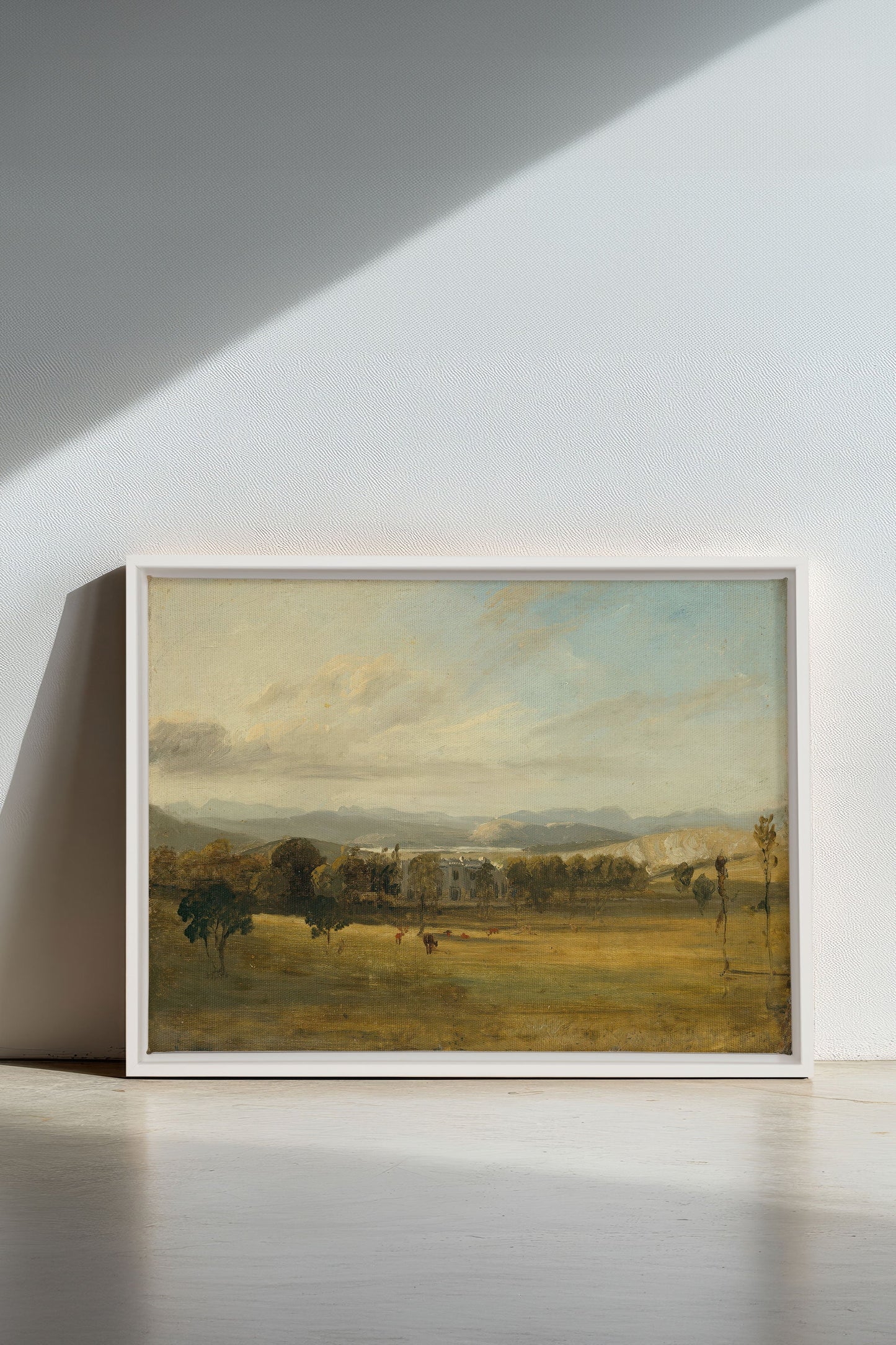 GOLDENER SOUFFLÉ, Werk auf gespannter Leinwand