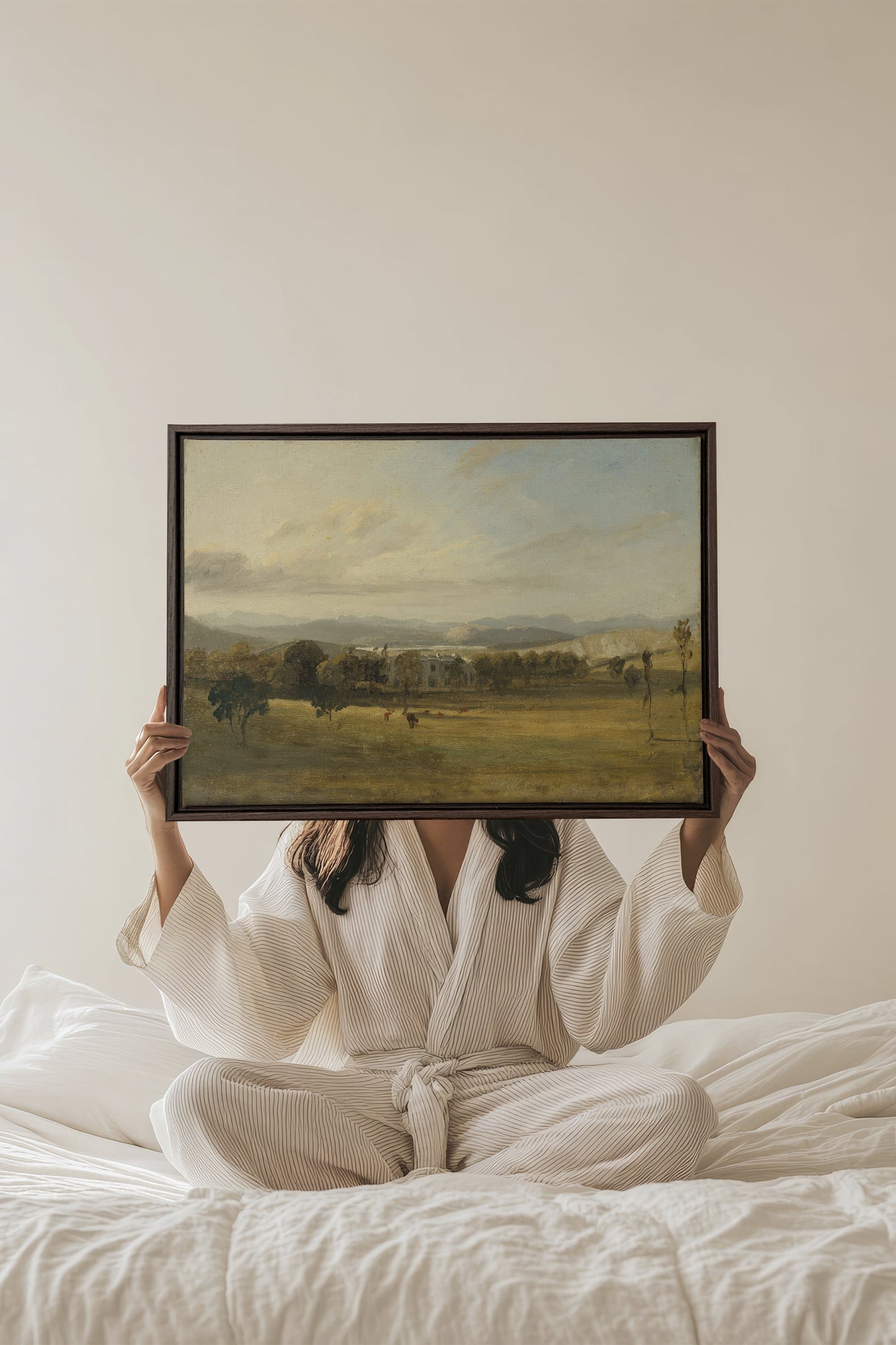 GOLDENER SOUFFLÉ, Werk auf gespannter Leinwand