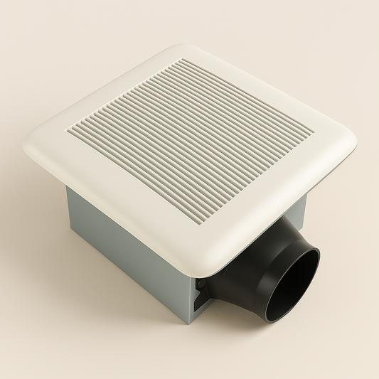 Milano TY-80-E Bathroom Exhaust Fan, 80 CFM — 0.7 Sone, ENERGY STAR