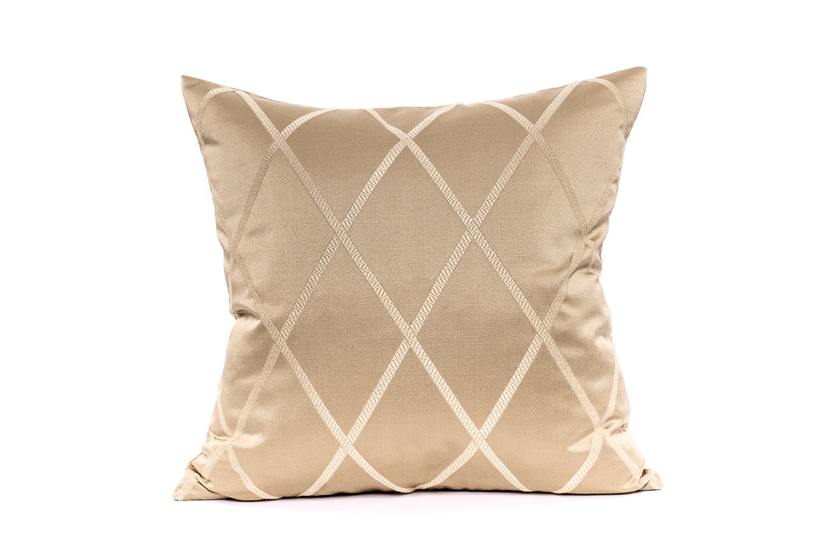 Kissenbezug mit Zopfmuster