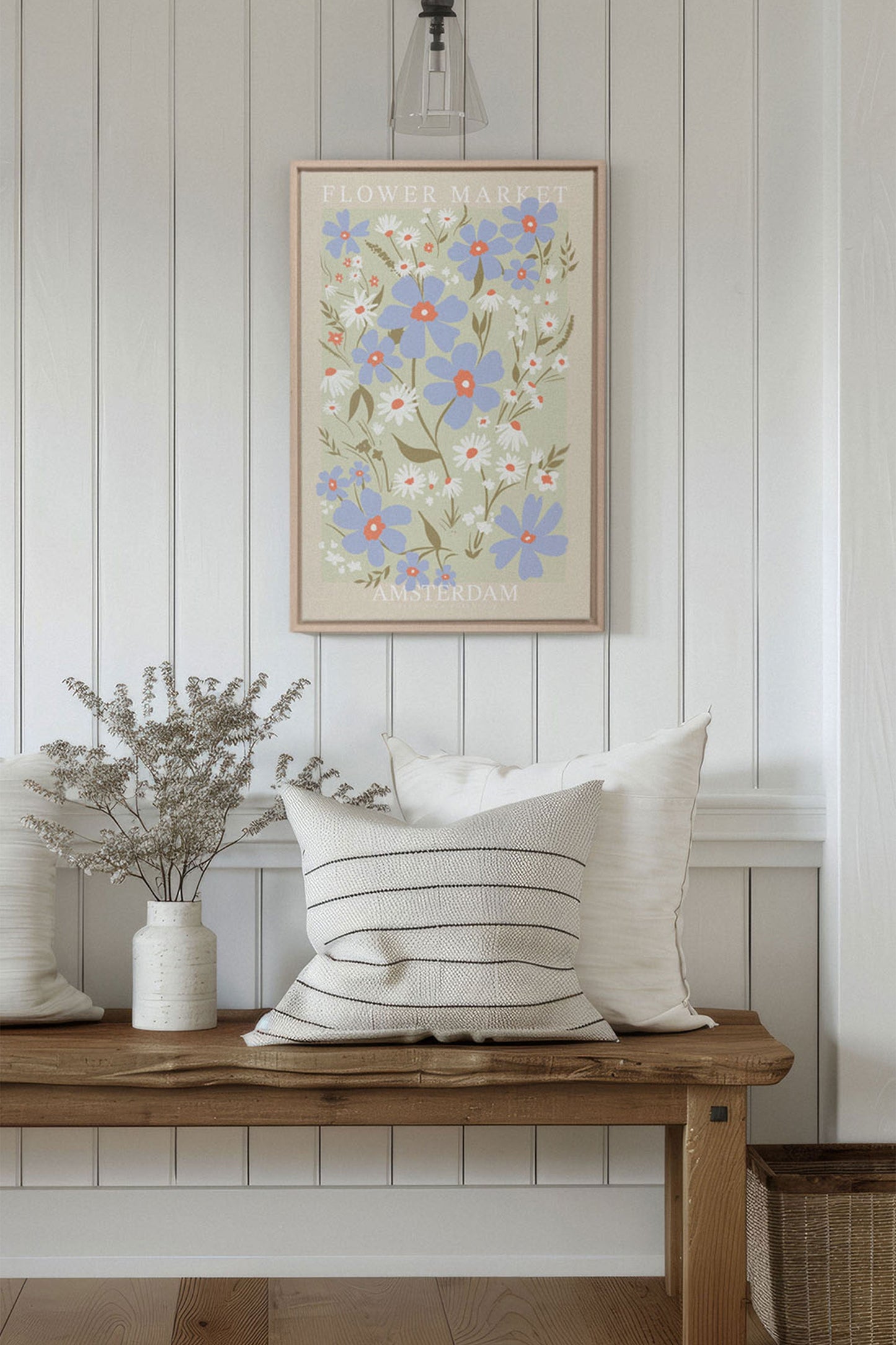 AMSTERDAM BLOOM, Mixed Media auf Leinwand