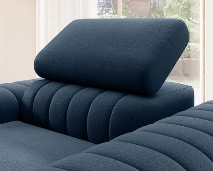 Laurence Moderner Akzentstuhl – Marineblau