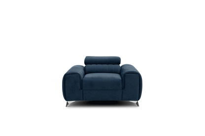 Laurence Moderner Akzentstuhl – Marineblau