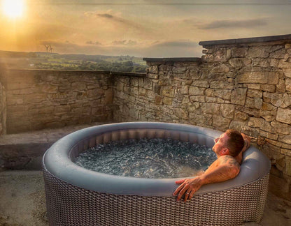 Wave | Atlantic | Aufblasbarer Whirlpool für 4–6 Personen | Rund | Integrierte Heizung