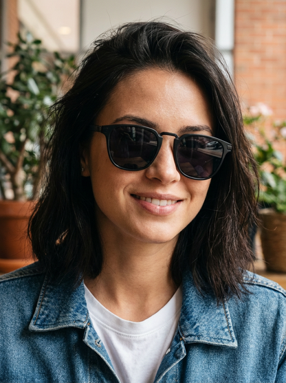 Maven – Square Keyhole Sunglasses | Bolero Eyewear