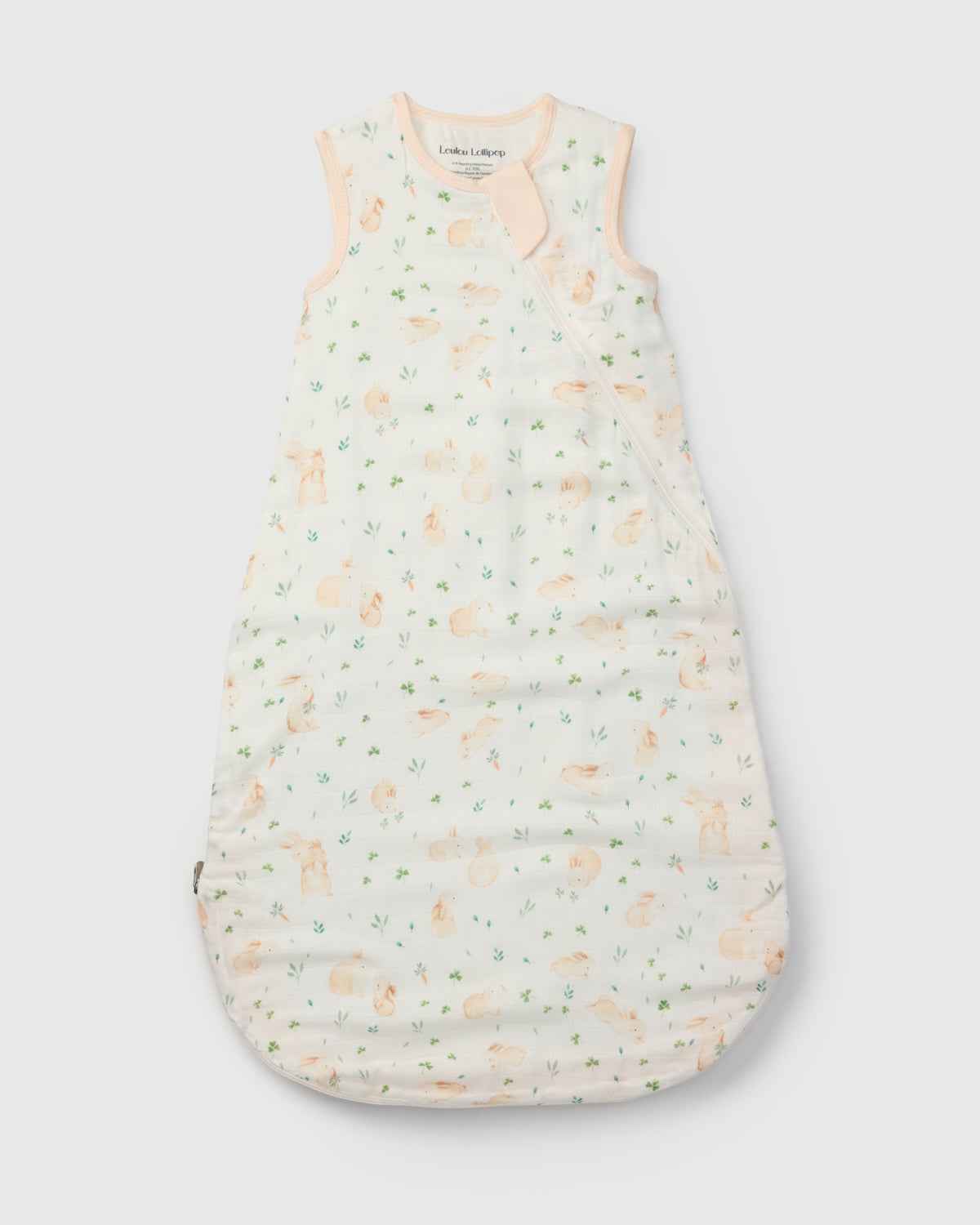 Baby Bamboo Muslin Sleep Sack 0.5 TOG - Bunny Meadow