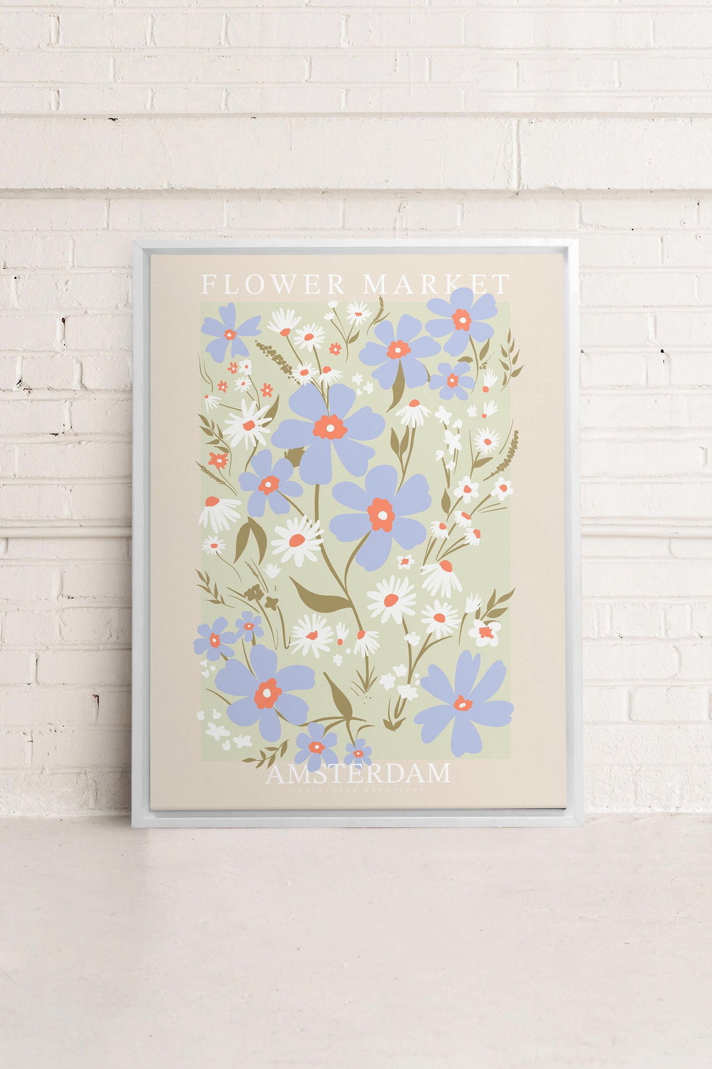 AMSTERDAM BLOOM, Mixed Media auf Leinwand