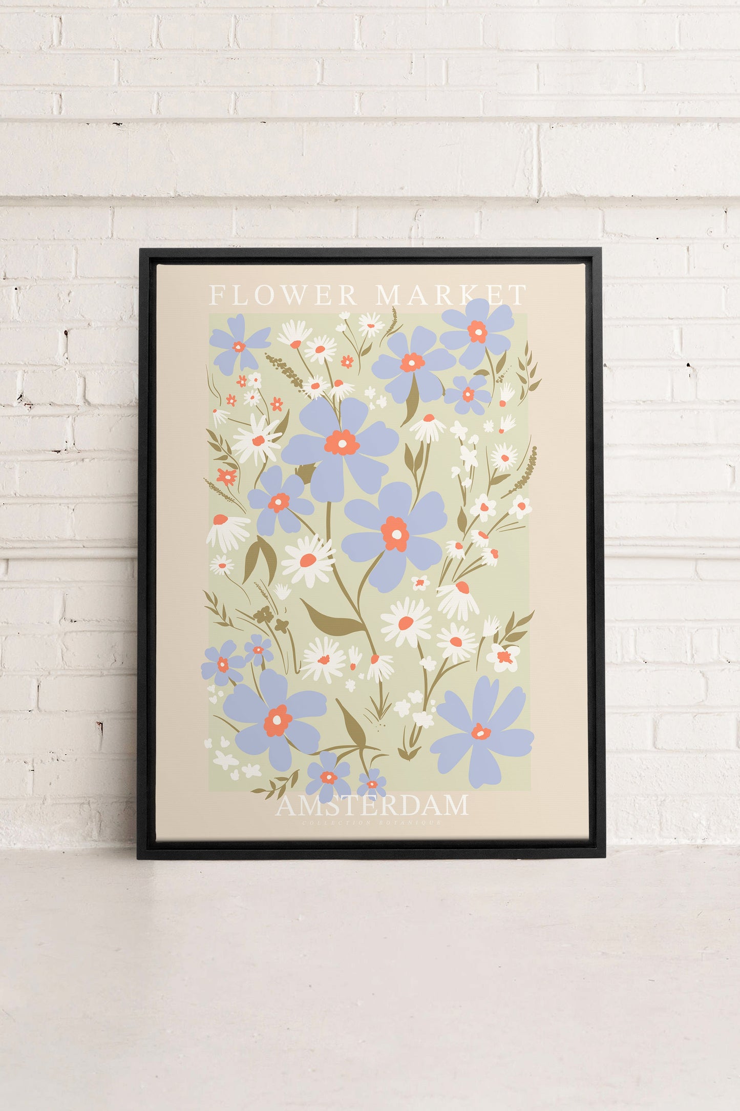 AMSTERDAM BLOOM, Mixed Media auf Leinwand