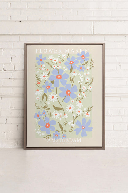 AMSTERDAM BLOOM, Mixed Media auf Leinwand