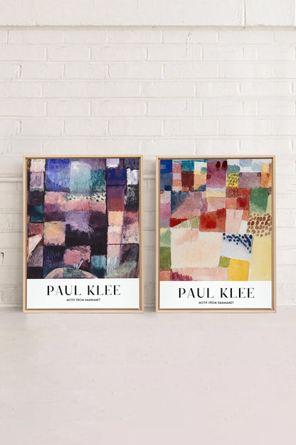 DUO PAUL KLEE (2 Kunstwerke auf gespannter Leinwand)