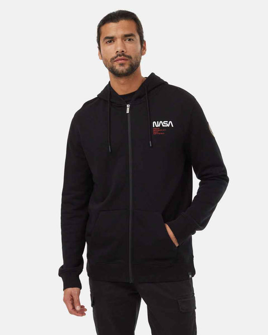 Shuttle Patch Zip Hoodie