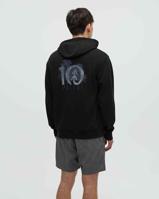 Haiti Palm Logo Relaxed Hoodie