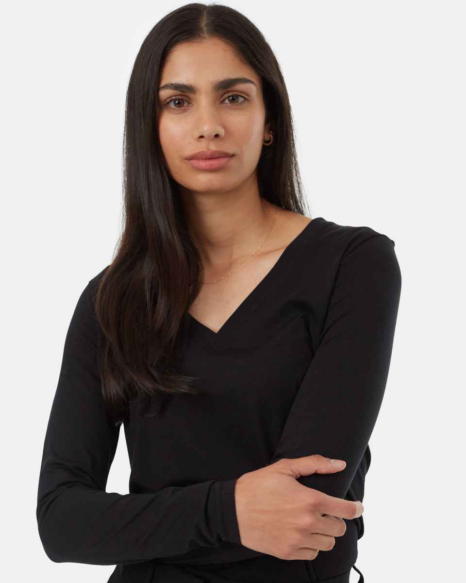 TreeBlend V-Neck Longsleeve T-Shirt