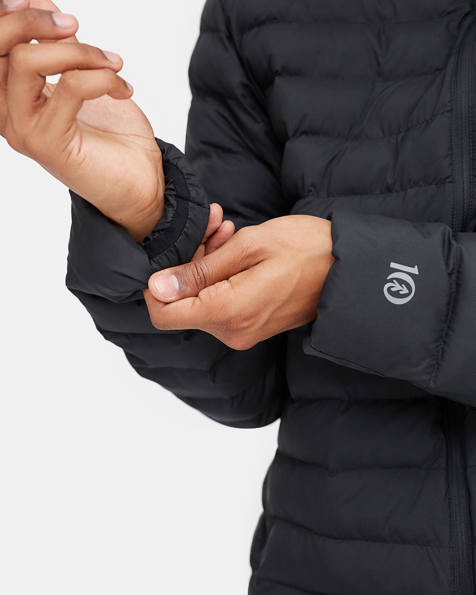 Cloud Shell Packbare Pufferjacke