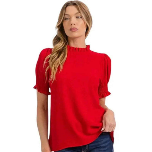 Blouse manche bouffante