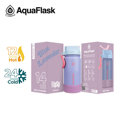 AquaFlask Kids FlipSip Trinkflaschen 414ml (14oz)