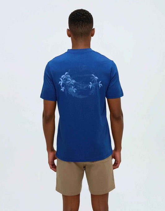 Haiti Palm Overlay T-Shirt