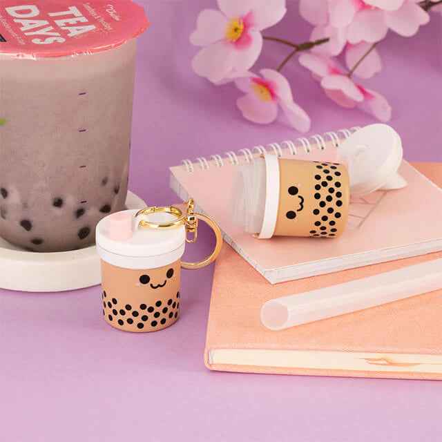 Boba Straw Keychain