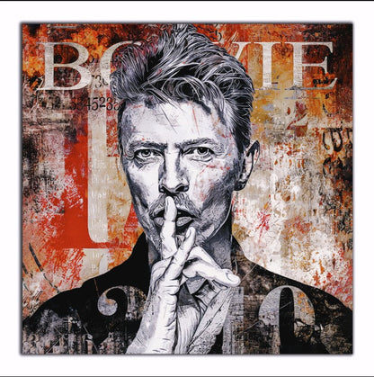 Wandkunst – „Let's Dance“-Bowie-Fans