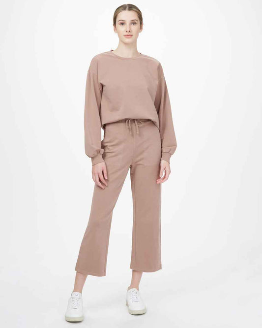 French Terry Wide Leg Sweatpant
