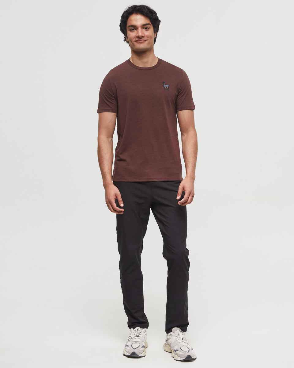 Peru Embroidered Llama T-shirt