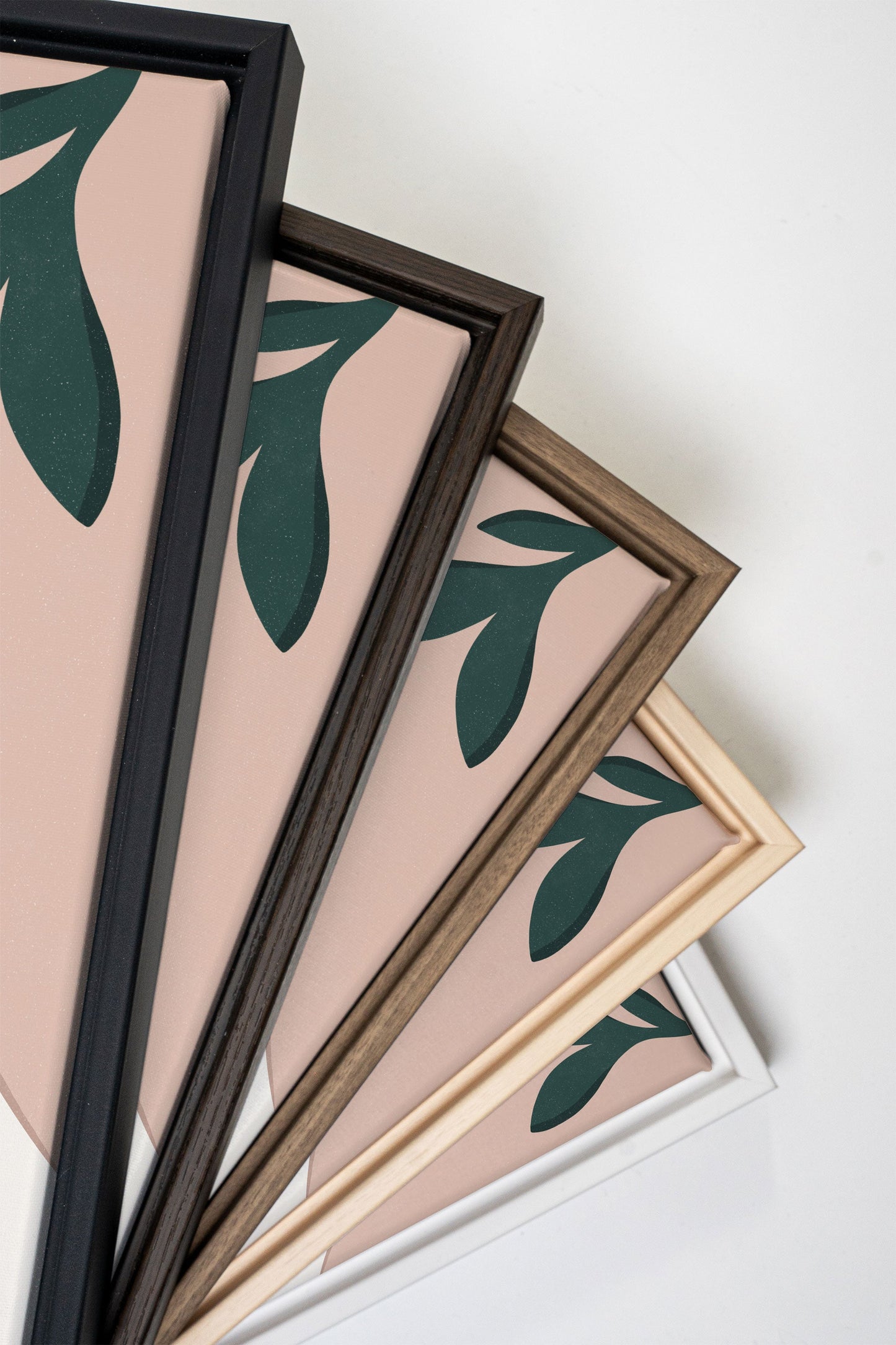 RADIANT FLORA DUO (2 Werke auf gespannter Leinwand)
