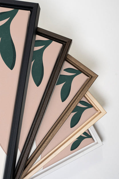 RADIANT FLORA DUO (2 Werke auf gespannter Leinwand)