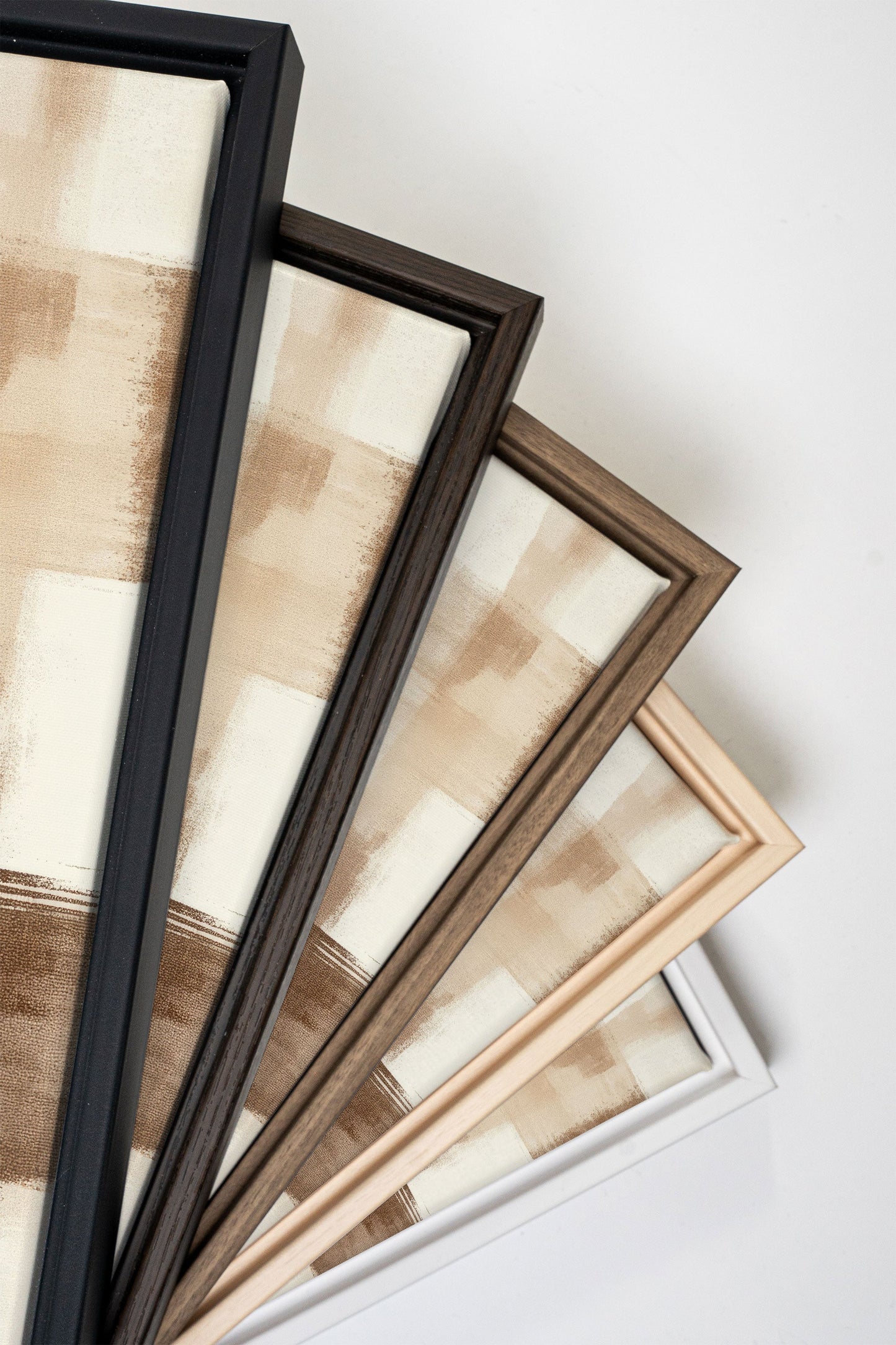 ELEGANTES KARO, Kunstwerk auf gespannter Leinwand