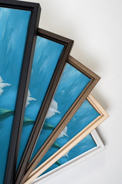 AURORE FLORALE, stretched canvas artwork